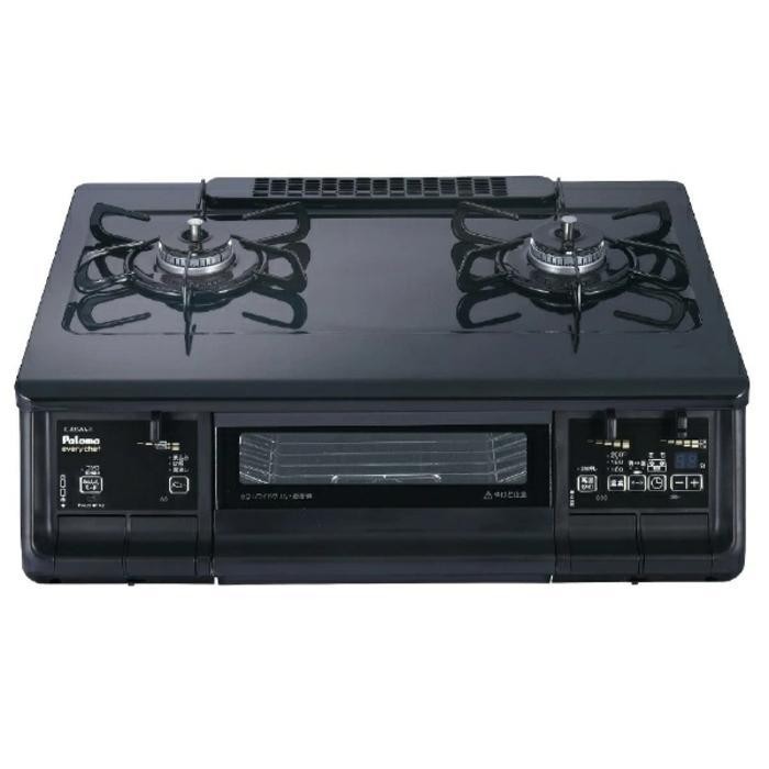 Paloma パロマ ガスコンロ エブリシェフ IC-835WA-R 12A13A ブラックプラチナ　4961341344849