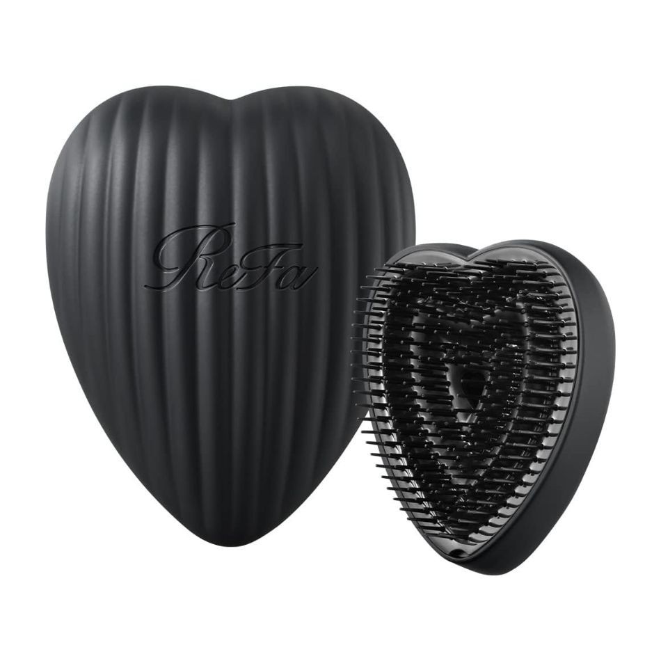 MTG エムティージー ReFa リファ HEART BRUSH RAY RS-BR-03A マットブラック 4974011801528