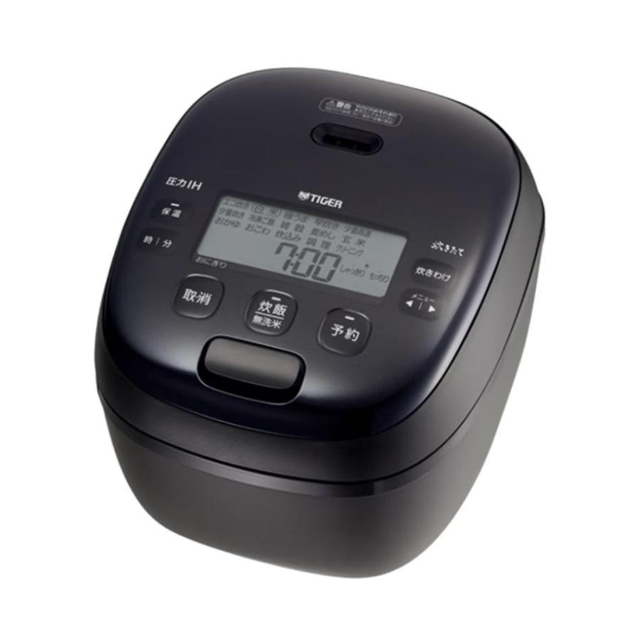 TIGER タイガー魔法瓶 圧力IHジャー炊飯器 1升焚き 炊きたて JRI-H180K ブラック 4904710443385
