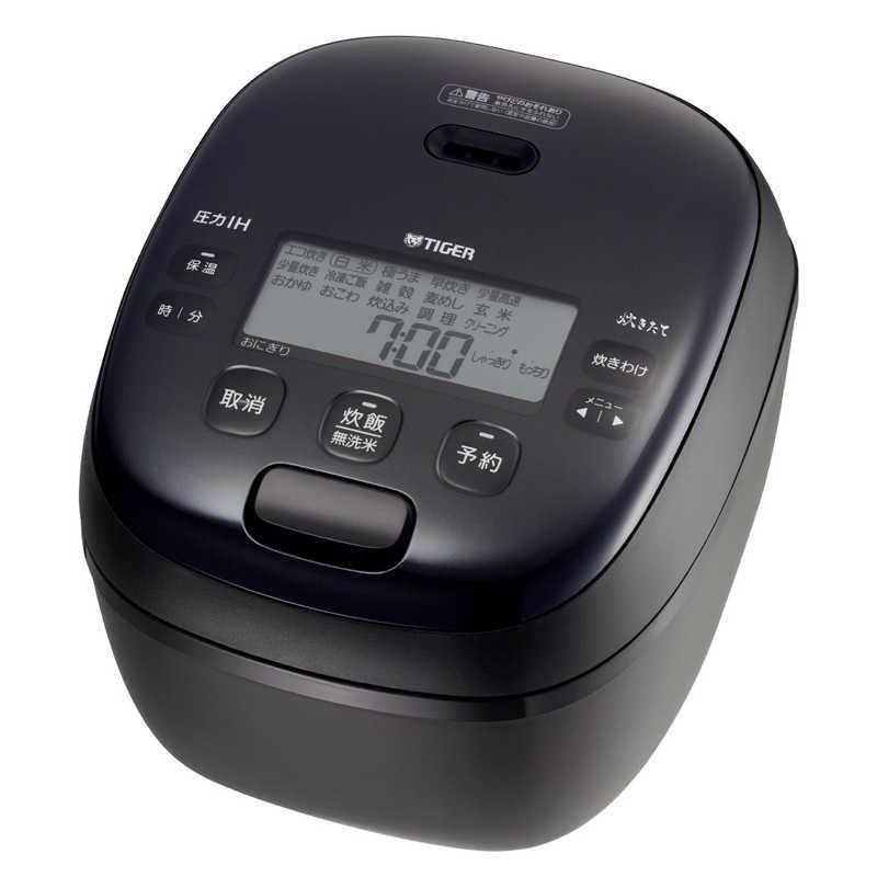 TIGER タイガー魔法瓶 5.5合 炊きたて 圧力IHジャー炊飯器 JRI-H100-K ブラック 4904710443392