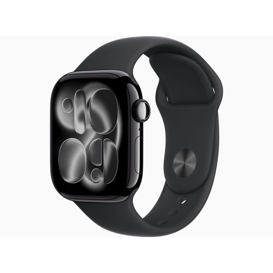 Apple Watch Series 11 (GPSモデル) 42mm ジェットブラック M/L [MEQU4J/A]