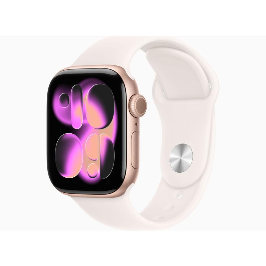 Apple Watch Series 11 (GPSモデル) 42mm ローズゴールド S/M [MEU04J/A] 4549995622829
