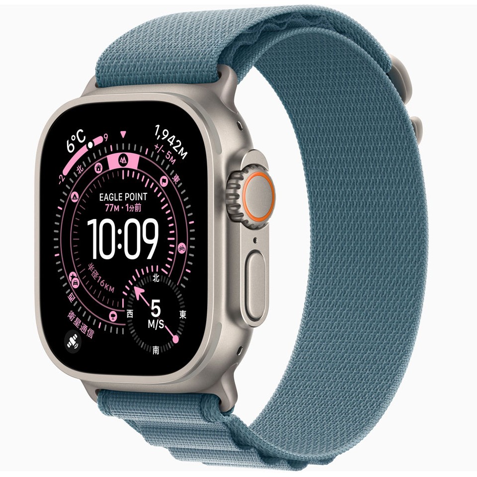 Apple Watch Ultra 3 GPS+Cellularモデル 49mm MEWK4J/A [ナチュラル・ライトブルーアルパインループ S]