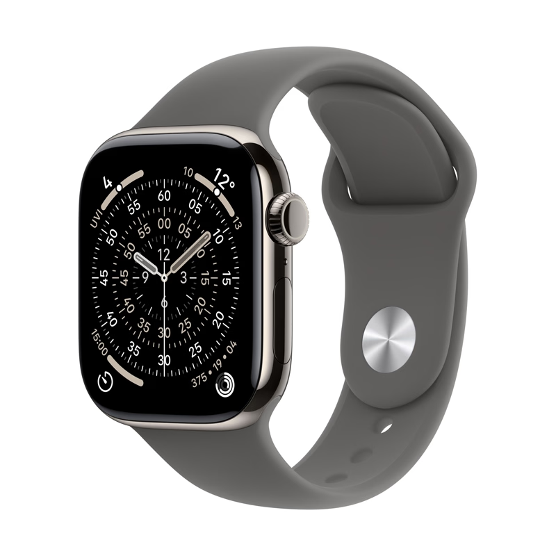 Apple Watch Series 11 GPS+Cellularモデル 46mm MFCX4J/A [ナチュラルチタニウムケース・ストーングレイスポーツバンド M/L]