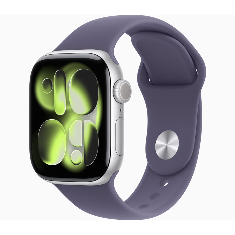 Apple Watch Series 11 GPS+Cellularモデル 46mm MFCR4J/A [シルバー・パープルフォグスポーツバンド M/L]