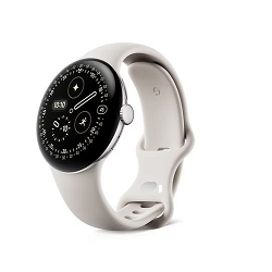 Google Pixel Watch 4 Wi-Fiモデル 41mm GA10830-US Polished Silver アルミケース Porcelain アクティブ バンド 0840353933767