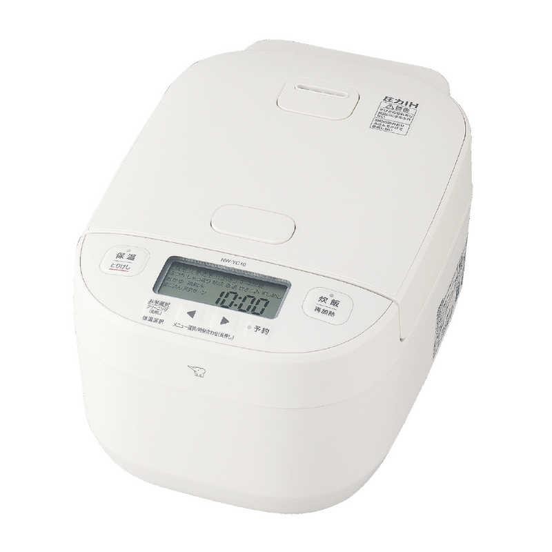 象印ZOJIRUSHI 炊飯器 豪熱大火力 NW-YC10-WA ホワイト 4974305230492