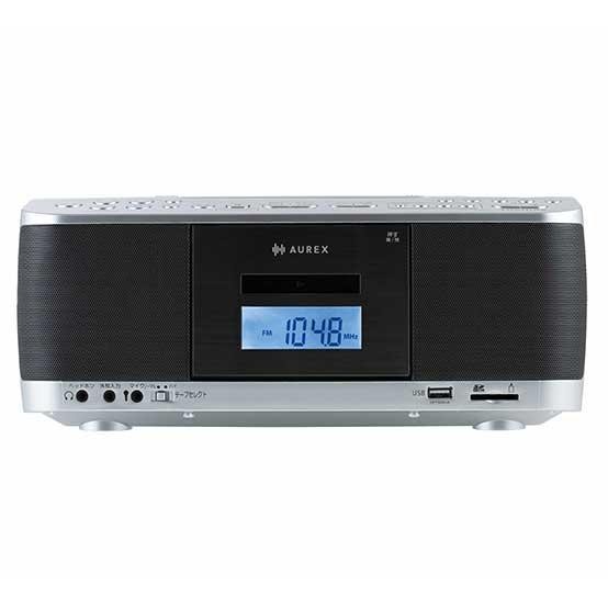 東芝 TOSHIBA ラジカセ AUREX TY-CDX92-S シルバー 4560158876590