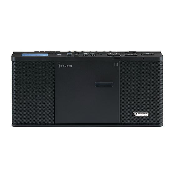 東芝 TOSHIBA ラジカセ AUREX TY-ANX3-K ブラック 4560158876798