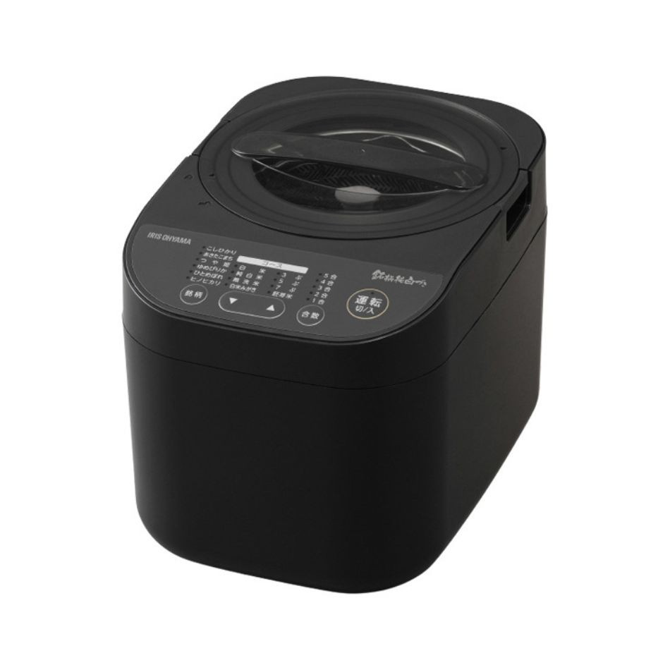 IRIS OHYAMA アイリスオーヤマ 家庭用精米機 KRCI-C5-B ブラック 4967576787079