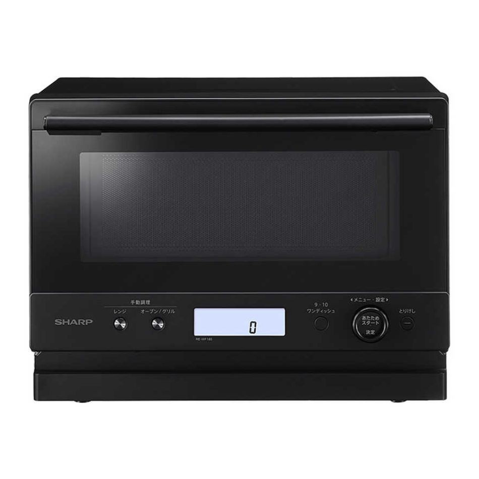 TOSHIBA 東芝 オーブンレンジ 18L PLAINLY RE-WF185-B ブラック 4550556133821
