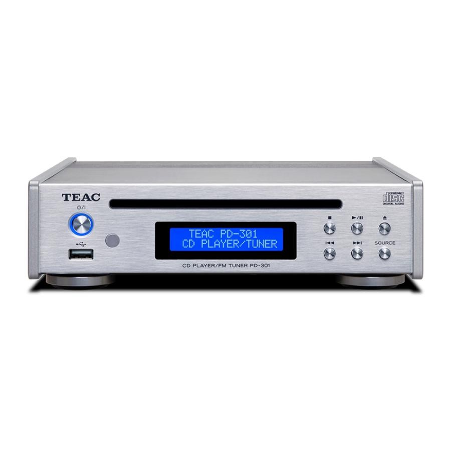 TEAC ティアック CDプレーヤー PD-301-X/S シルバー 4907034222407