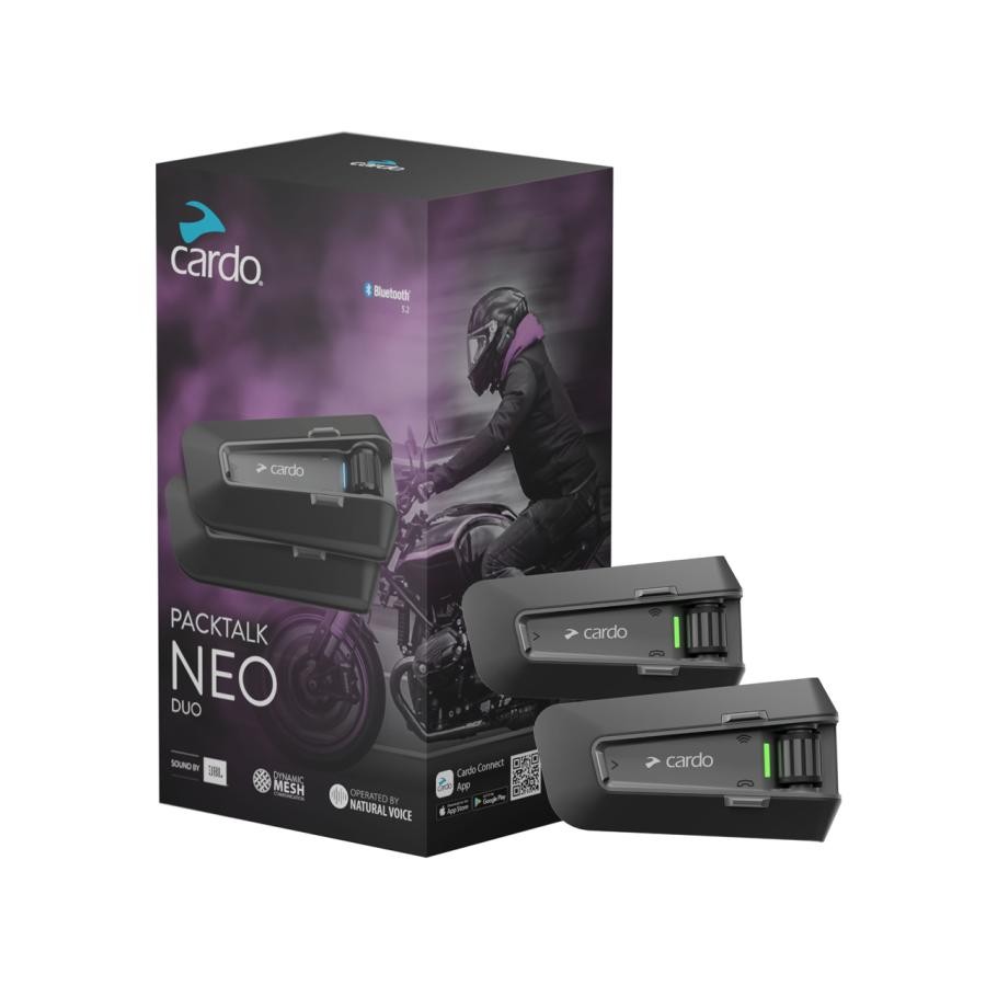 CARDO カルド バイク用インカム 2個セット PACKTALK NEO デュオセット PTN00101 0828831843906