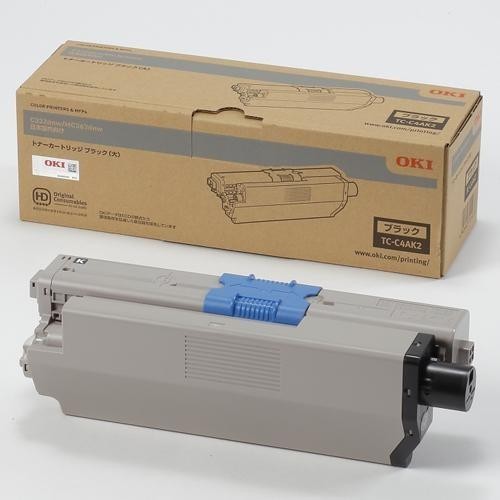 OKI 沖電気 トナーカートリッジ TC-C4AK2 ブラック 4949443214376