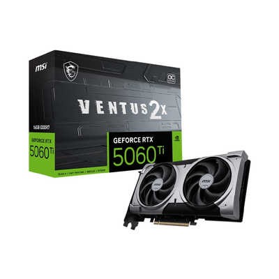 MSI エムエスアイ グラフィックボード  GeForce RTX 5060 Ti 16G VENTUS 2X OC PLUS 4711377334471