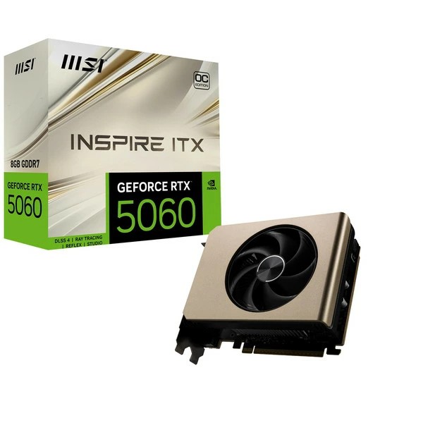MSI エムエスアイ グラフィックボード  GeForce RTX 5060 8G INSPIRE ITX OC 4711377344227