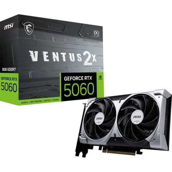 MSI エムエスアイ グラフィックボード  GeForce RTX 5060 8G VENTUS 2X OC 4711377344272