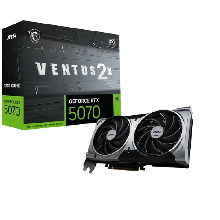 MSI エムエスア グラフィックボード GEFORCE RTX 5070 12G VENTUS 2X 4711377308229