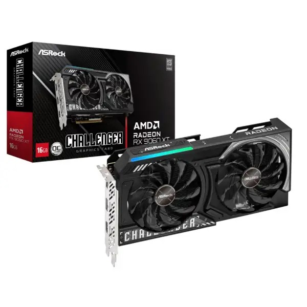 ASRock アスロック グラフィックボード Radeon RX 9060 XT Challenger 16G 4711581491205