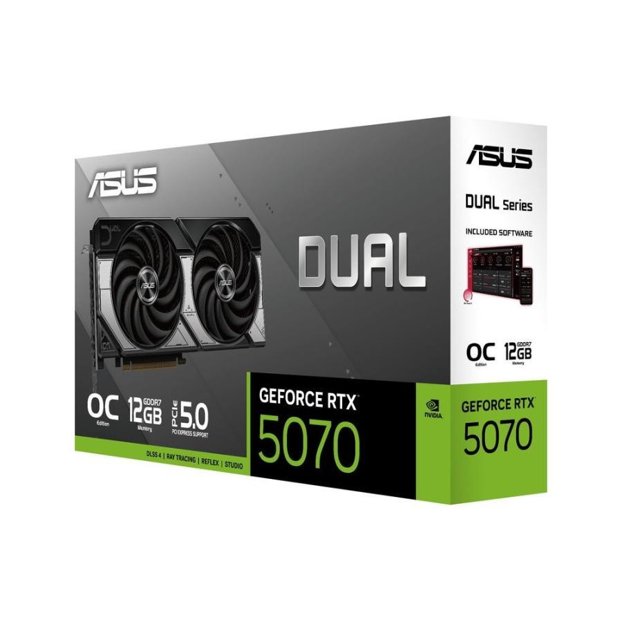 ASUS エイスース グラフィックボード DUAL-RTX5070-O12G  0199291046214