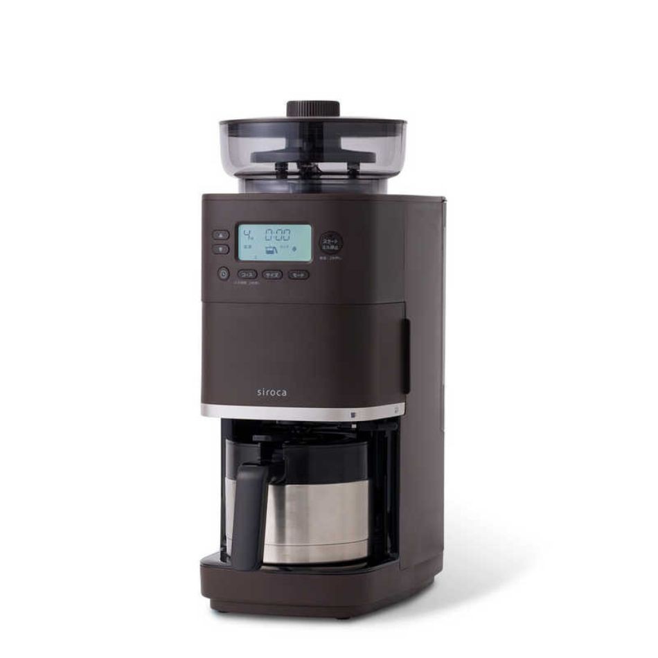 siroca シロカ コーヒーメーカー カフェばこPRO SC-C281TD ダークブラウン 4589919846870