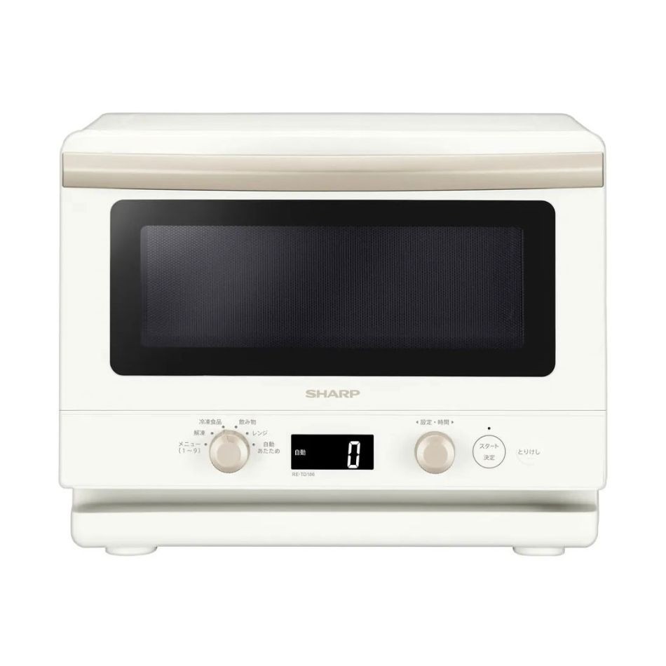 SHARP シャープ 単機能電子レンジ らくチン！センサー搭載 RE-TD186-W ホワイト 4550556188999