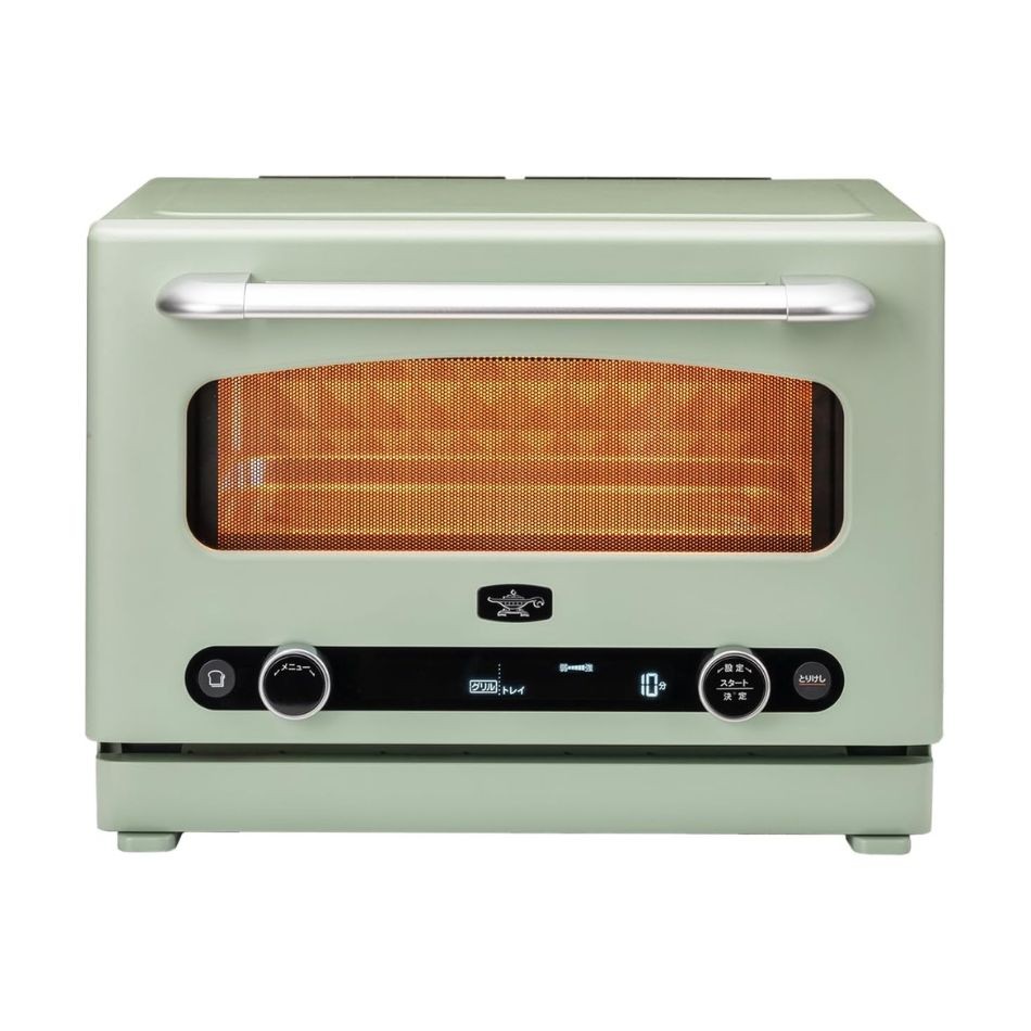 日本エー・アイ・シー Aladdin グラファイトオーブンレンジ AEM-G14A(G) グリーン 4962365070738