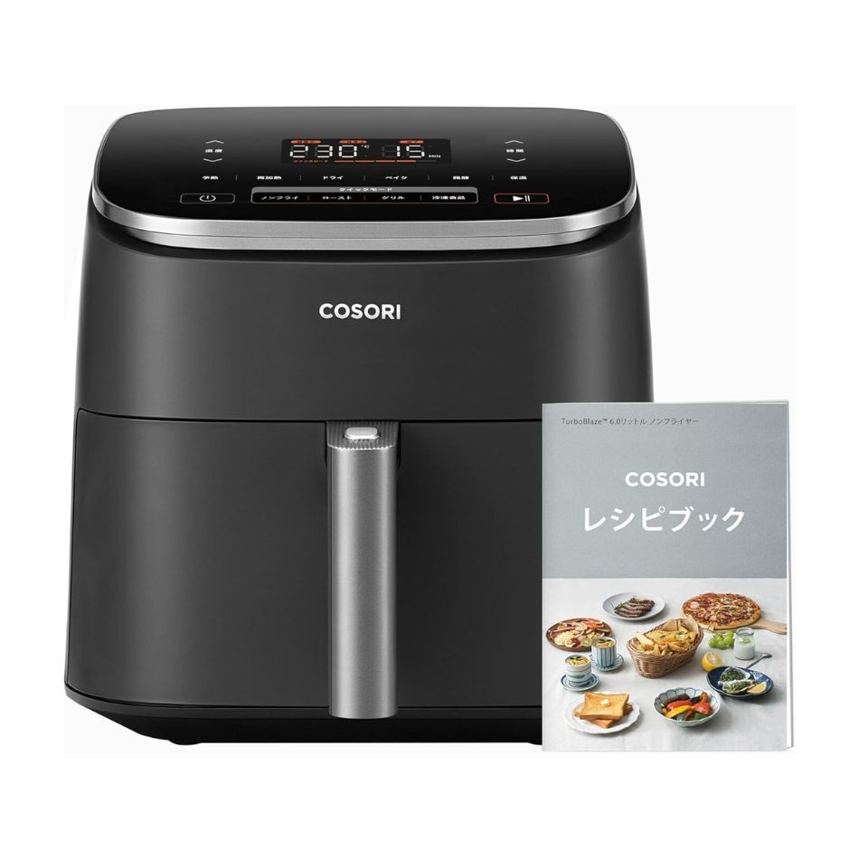 VeSync COSORI TurboBlaze 6.0L ノンフライヤー CAF-DC601-KJP [ブラック]  0810123673070