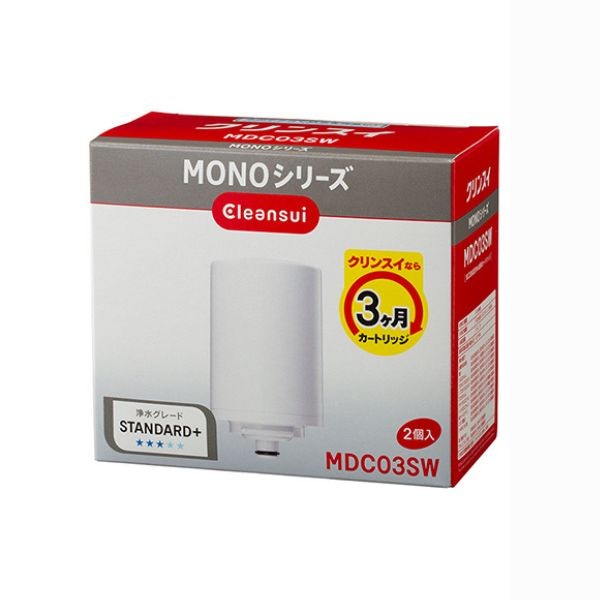 cleansui 三菱ケミカル・クリンスイ 浄水器カートリッジ MDC03SW 2個入 4962752005626