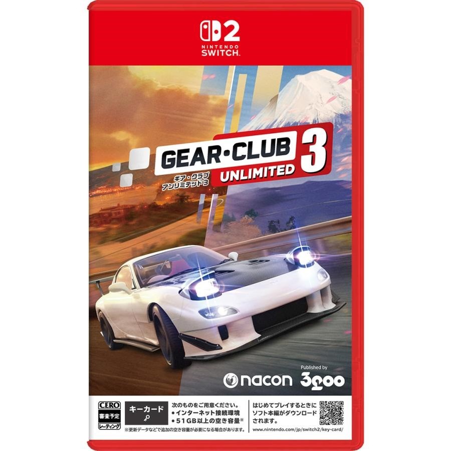 Switch2 ゲームソフト  GEAR・CLUB UNLIMITED ギア・クラブ アンリミテッド 3 4589857091714