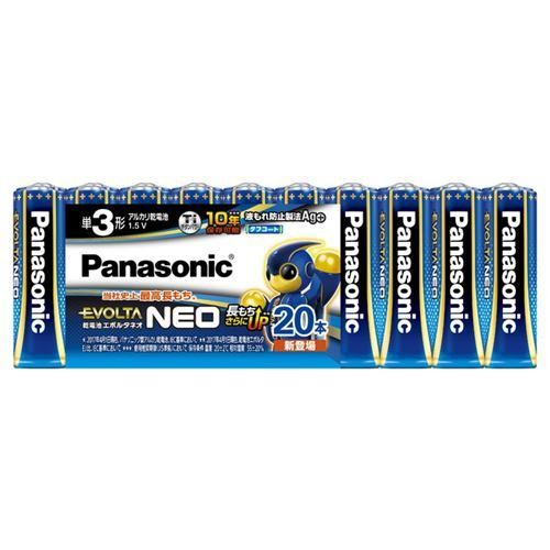 Panasonic パナソニック エボルタNEO アルカリ乾電池 単3形 20本パック LR6NJ/20SW 4549077899071