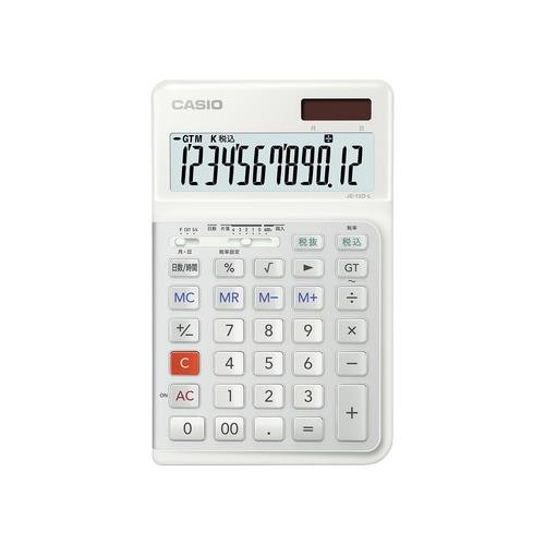 CASIO カシオ 電卓 JE-12D-L-WE 4549526617614