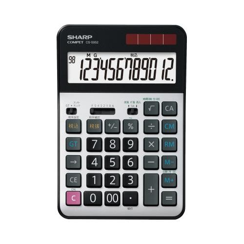 SHARP シャープ 電卓 CS-S952-X 4974019761435
