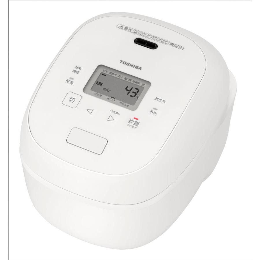 東芝 炊飯器 真空IH RC-10RXA(W)  ミルキーホワイト 4904530136184