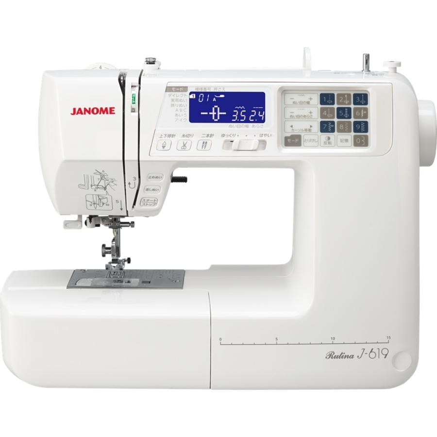 JUKI ジューキ ミシン Rutina J-619 4933621100803