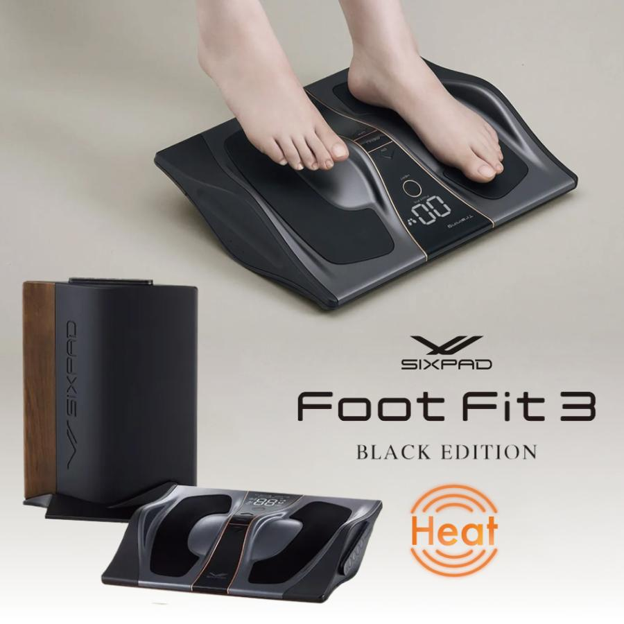 MTG SIXPAD シックスパッド Foot Fit 3 Heat SE-BY-03A ブラック 4974011806363