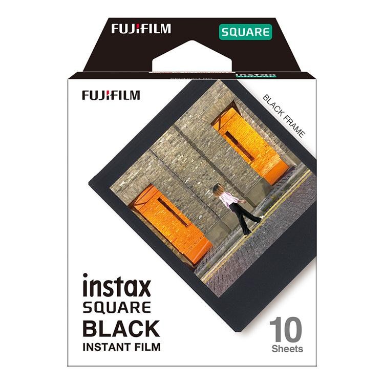 FUJIFILM instax mini SQUARE Film BLACK 4547410370010