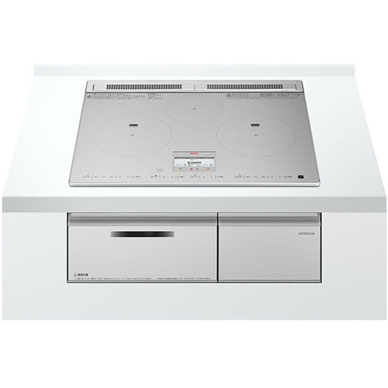 HITACHI 日立 ビルトイン IHコンロ 火加減マイスター HT-N8ASTF S シルバー　4549873216270