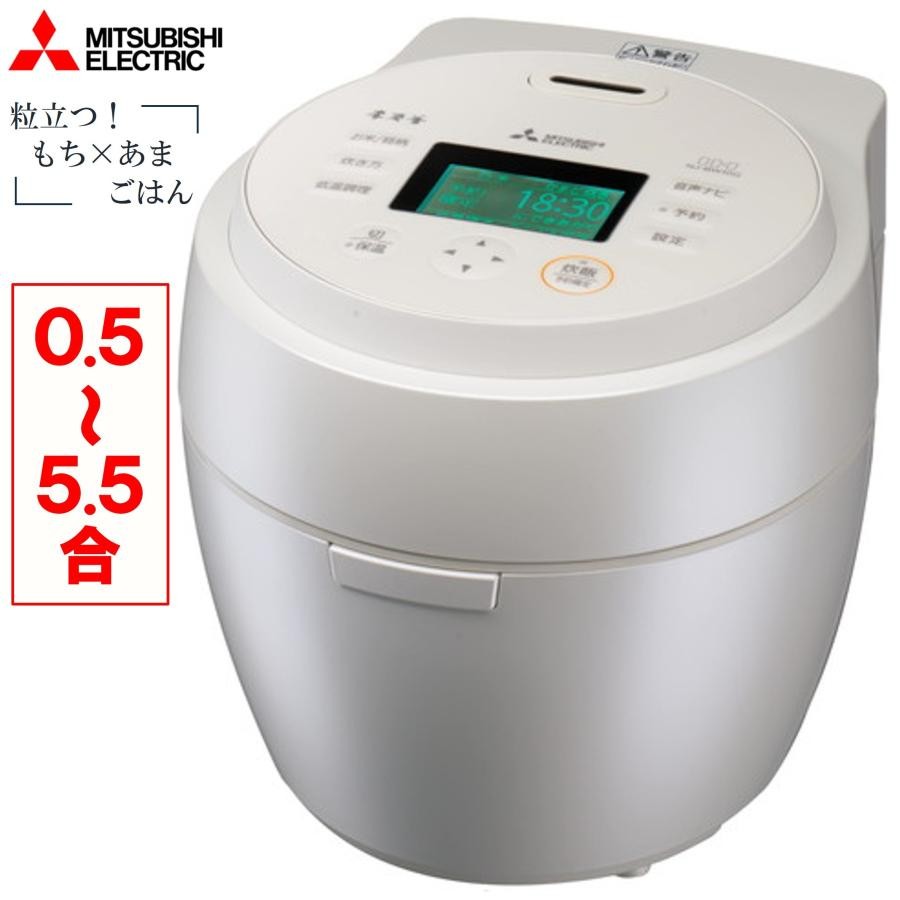 三菱電機 炊飯器 本炭釜 紬 NJ-BW10H-W 白真珠　4902901972263