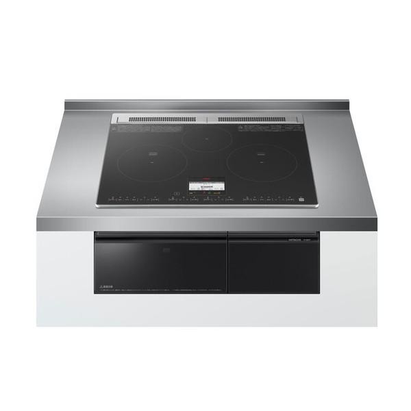 HITACHI 日立 ビルトイン IHコンロ 火加減マイスター HT-N8KTF K ブラック　4549873161037