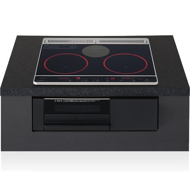 Panasonic パナソニック ビルトイン IHコンロ KZ-J1H6AK ブラック/ブラック　4550719151228