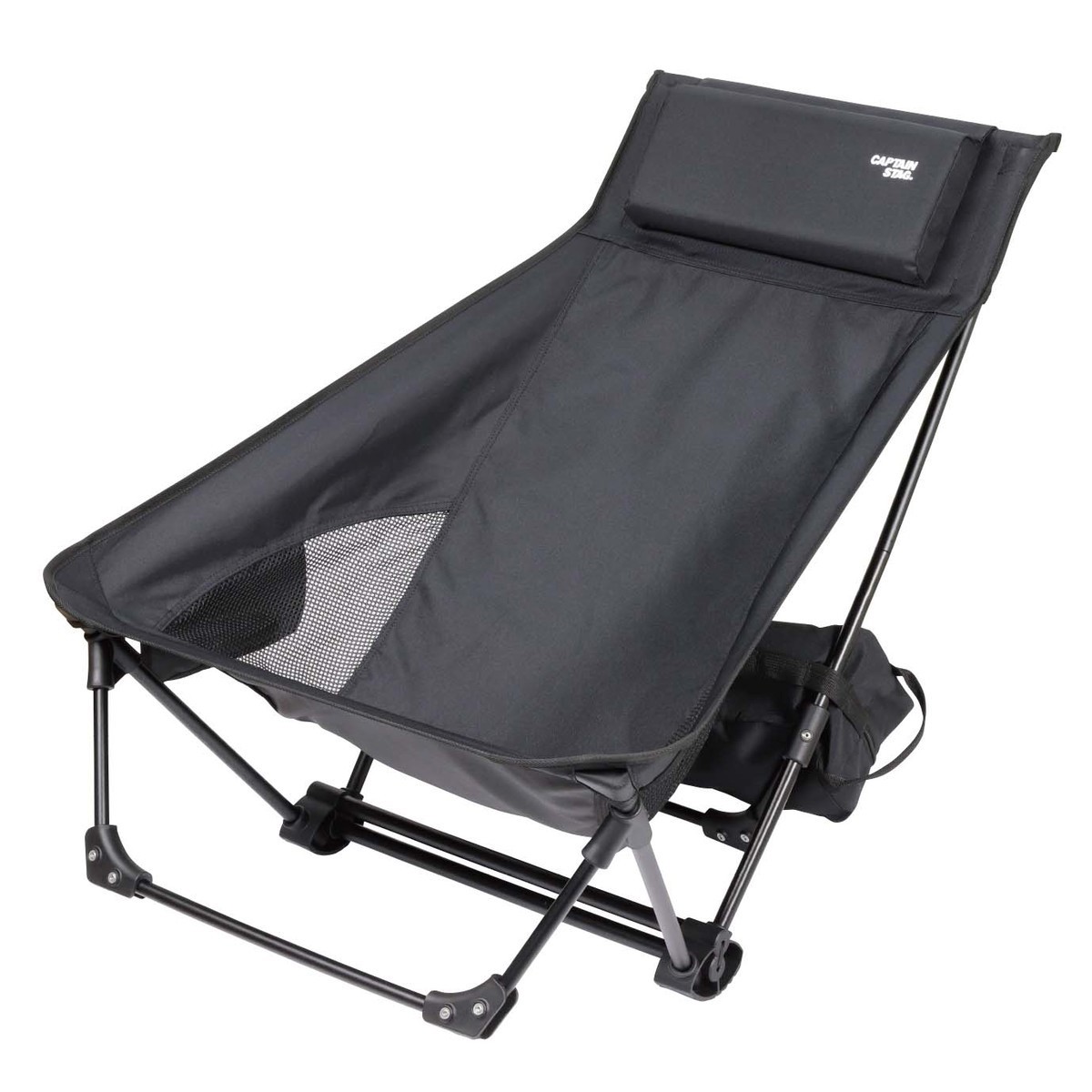 CAPTAIN STAG キャプテンスタッグ トレッカー グランドリクライニングチェア UC-1852 ブラック 4560464286526