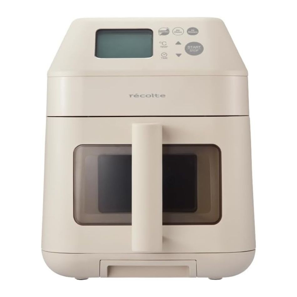recolte レコルト ハイスチームエアーオーブン Hi Steam Air Oven RAO-3(W) クリームホワイト 4582180208156