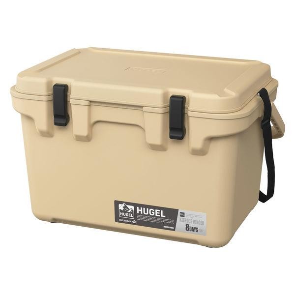 IRIS OHYAMA アイリスオーヤマ HUGEL ヒューゲル クーラーボックス 40L TC-40R ベージュ 4967576567978