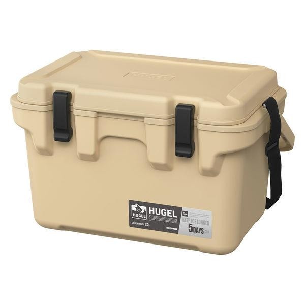 IRIS OHYAMA アイリスオーヤマ　HUGEL クーラーボックス 20L TC-20R 　ベージュ　4967576811453