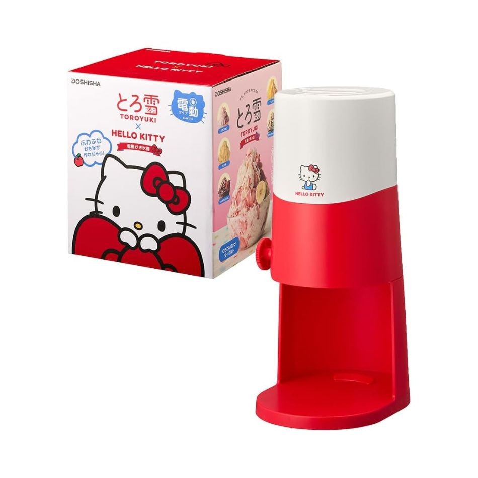 DOSHISHA ドウシシャ 電動ふわふわとろ雪かき氷器 ハローキティ DTS-B5KT 4550668908140