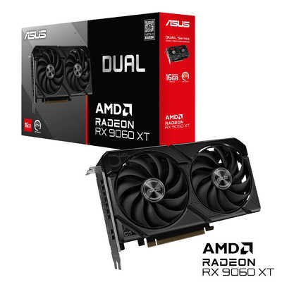 ASUS エイスース グラフィックボード DUAL-RX9060XT-16G 0199291196766