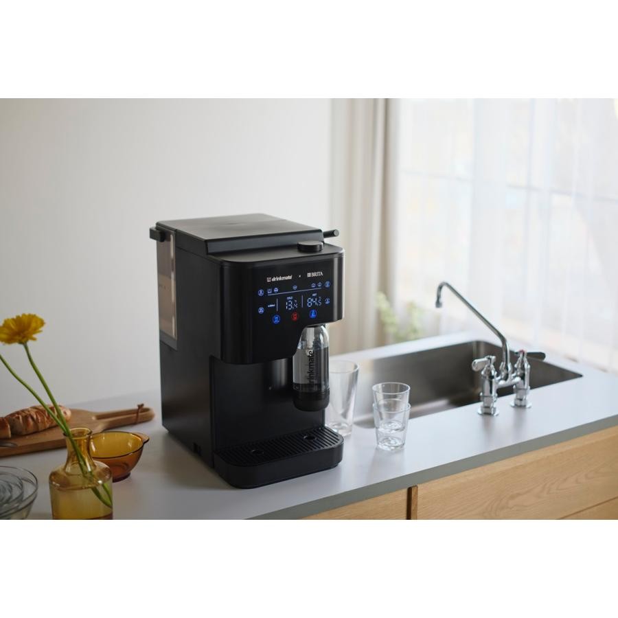 iDrink Products ドリンクメイト 多機能ウォーターサーバー drinkmate×BRITA drinkcube DRM1043 ブラック 4580350294404
