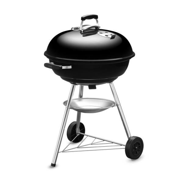 WEBER ウェーバー コンパクトケトル  チャコールグリル 温度計付き 57cm 1321308 黒 0077924148477