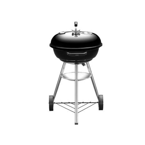 WEBER ウェーバー コンパクトケトル チャコールグリル47cm/温度計付 1221308 黒 0077924148460